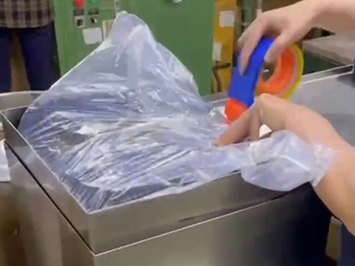 Máquina de embalagem de fitas (festooning)